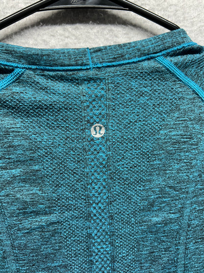 Lululemon Swiftly Tech Short Sleeve Crew Size 6 Heathered Peacock
