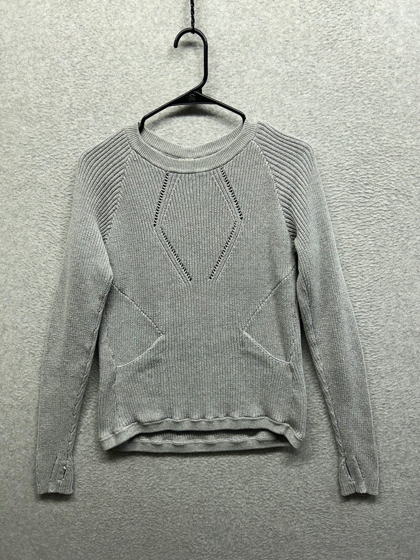 Lululemon The Sweater The Better Size 6 Heathered Medium Grey
