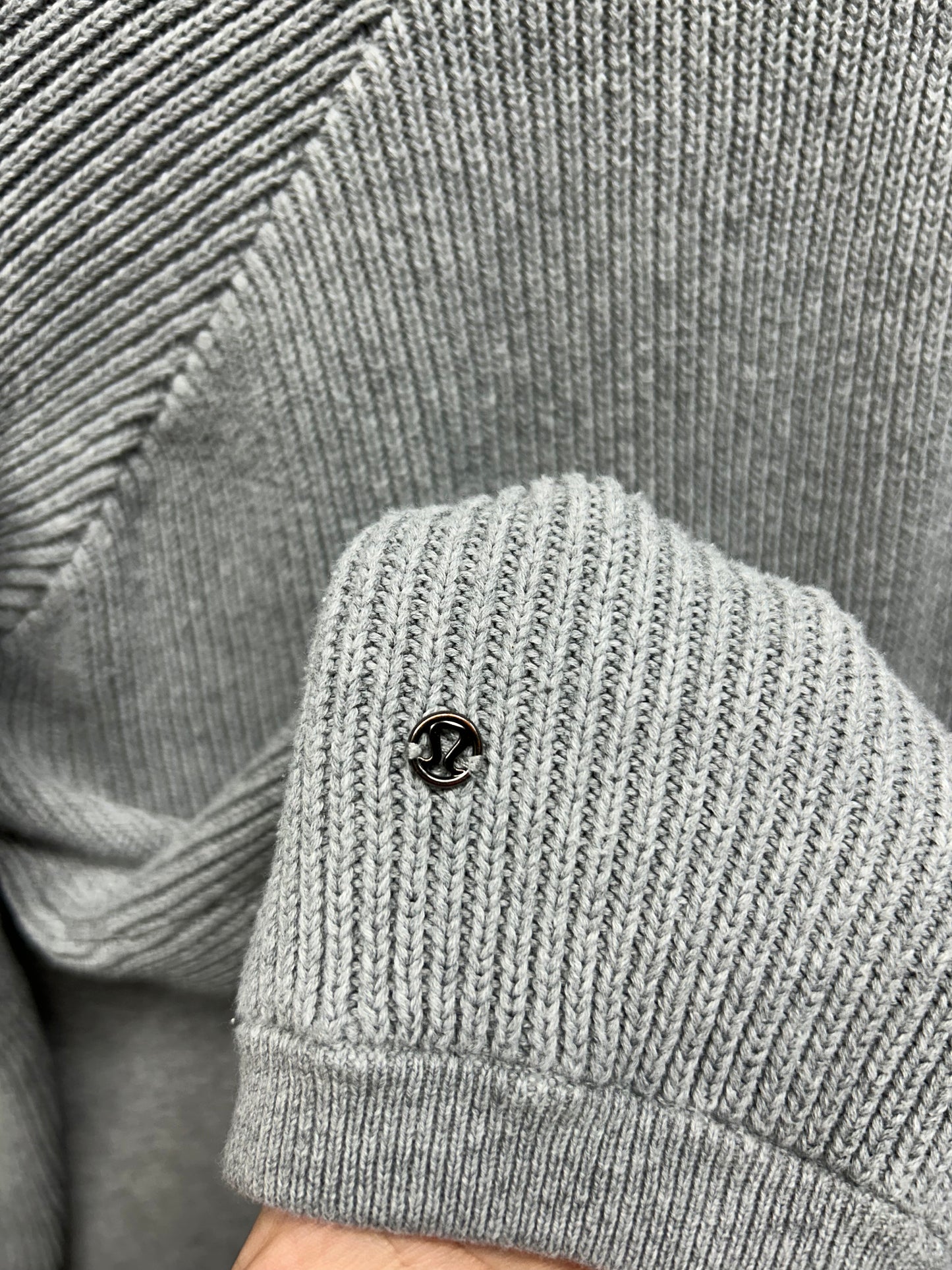 Lululemon The Sweater The Better Size 6 Heathered Medium Grey