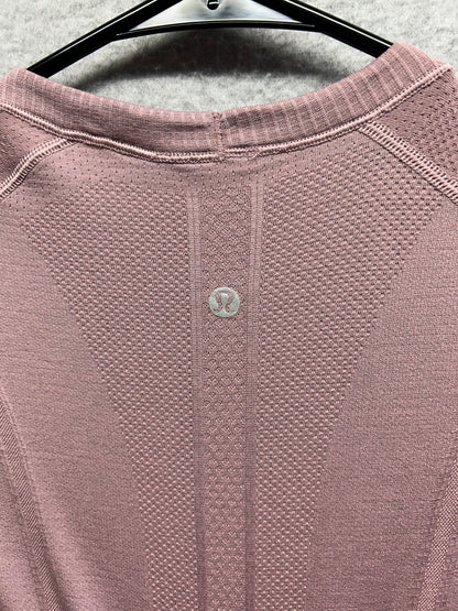 Lululemon Swiftly Tech Long Sleeve (Breeze) Relaxed Fit Size 8 Antique Bark