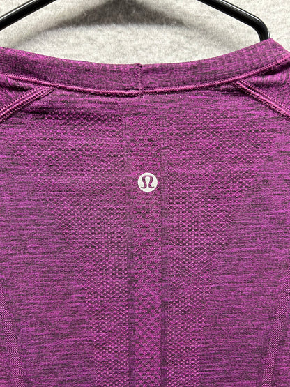 Lululemon Swiftly Tech Long Sleeve Crew Size 8 Heathered Regal Plum