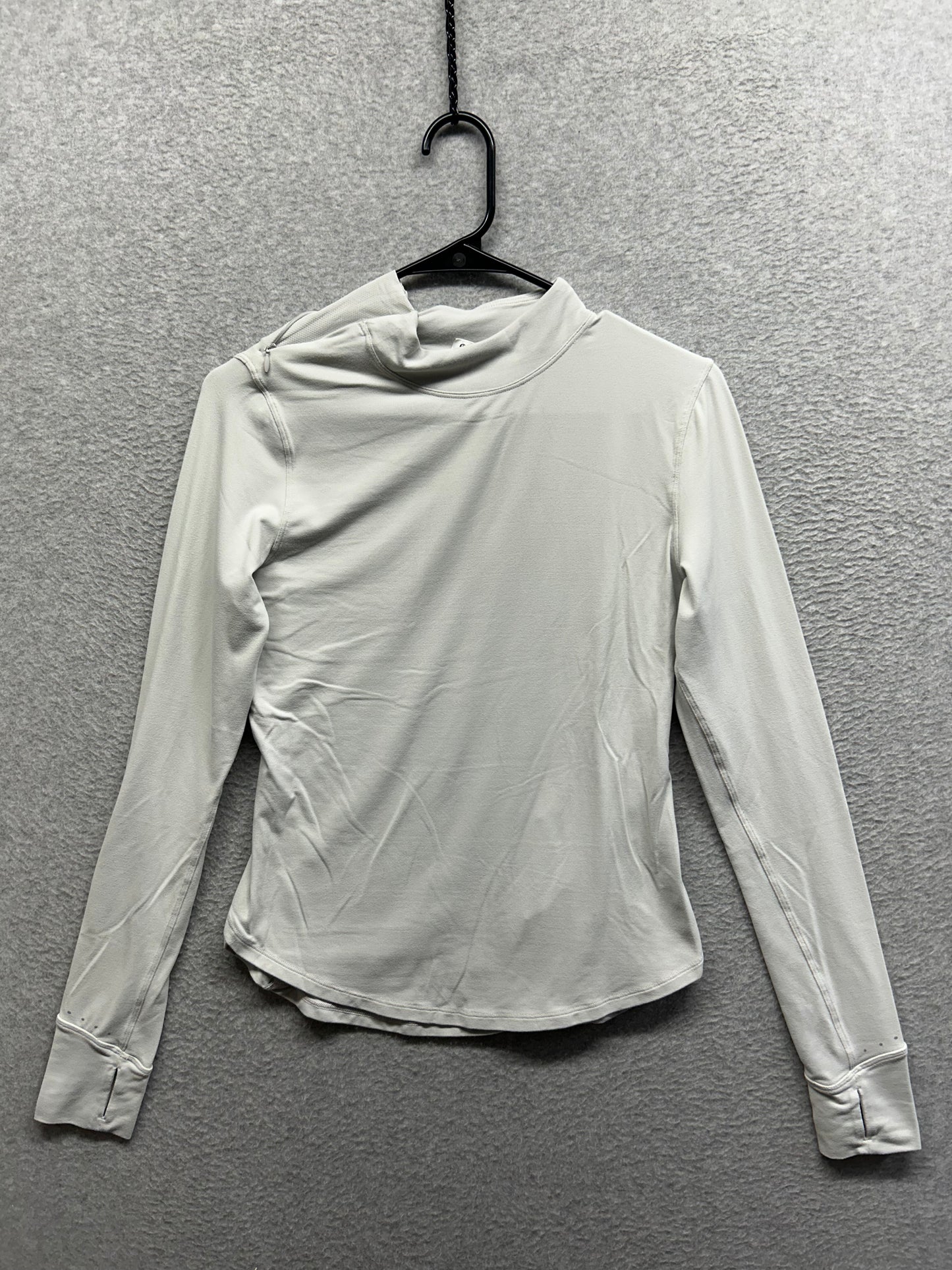 Lululemon Rulu Running Long-Sleeve Mock Neck Shirt Size 6 Vapor