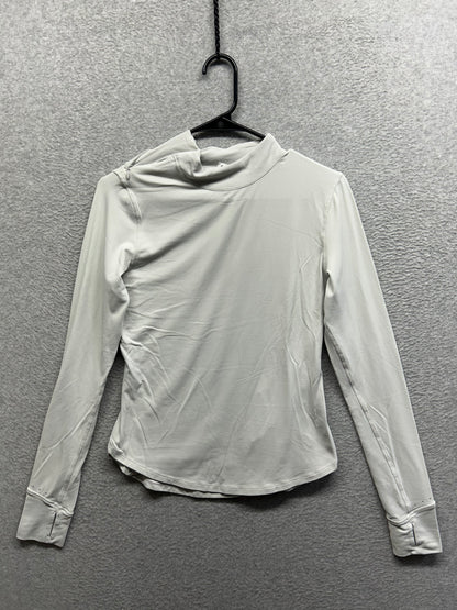 Lululemon Rulu Running Long-Sleeve Mock Neck Shirt Size 6 Vapor