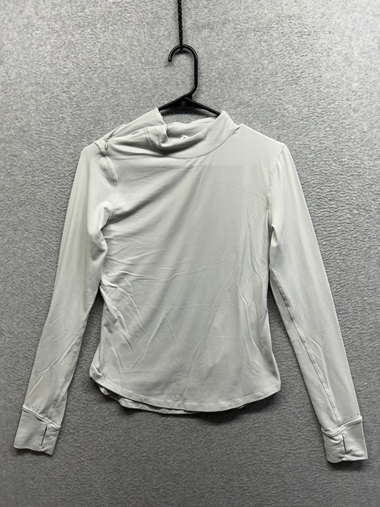 Lululemon Rulu Running Long-Sleeve Mock Neck Shirt Size 6 Vapor