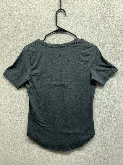 Lululemon Love Crew III V Neck Size 8 Gray