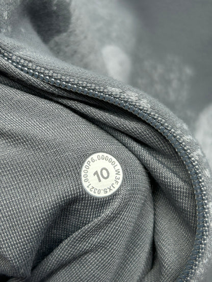 Lululemon Close to Crossing Long Sleeve Shirt Rulu Size 10 Heritage Speckle Camo Jacquard Rhino Grey Starlight