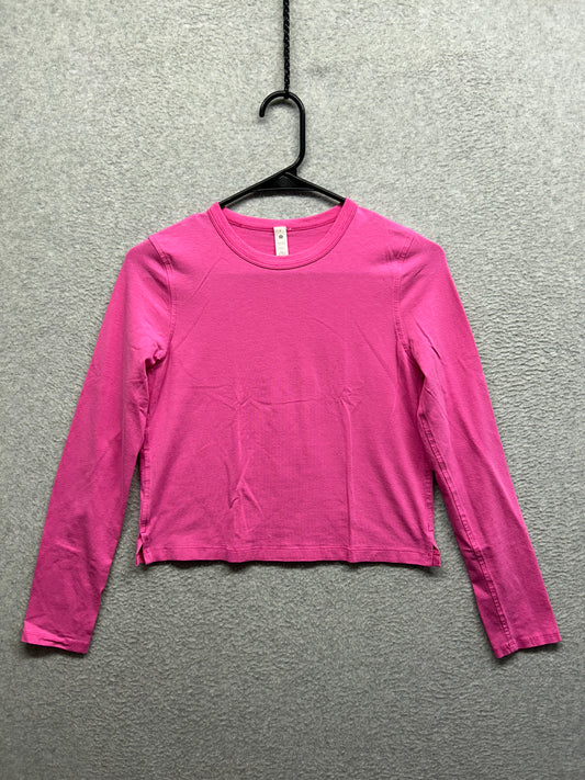 Lululemon Love Scoop Long Sleeve Size 2 Pink