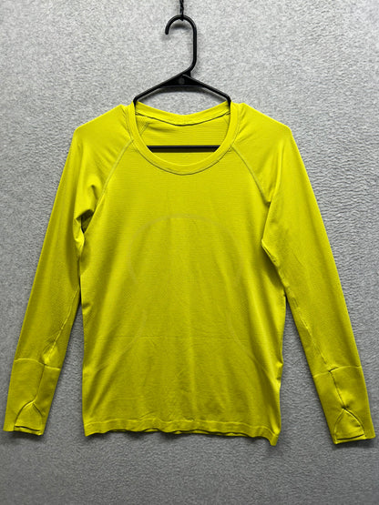 Lululemon Swiftly Tech Long Sleeve Size 10 Yellow