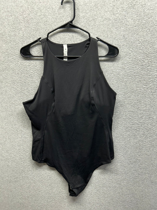 Lululemon High-Neck Tight-Fit Shelf Bodysuit Size 14 Black