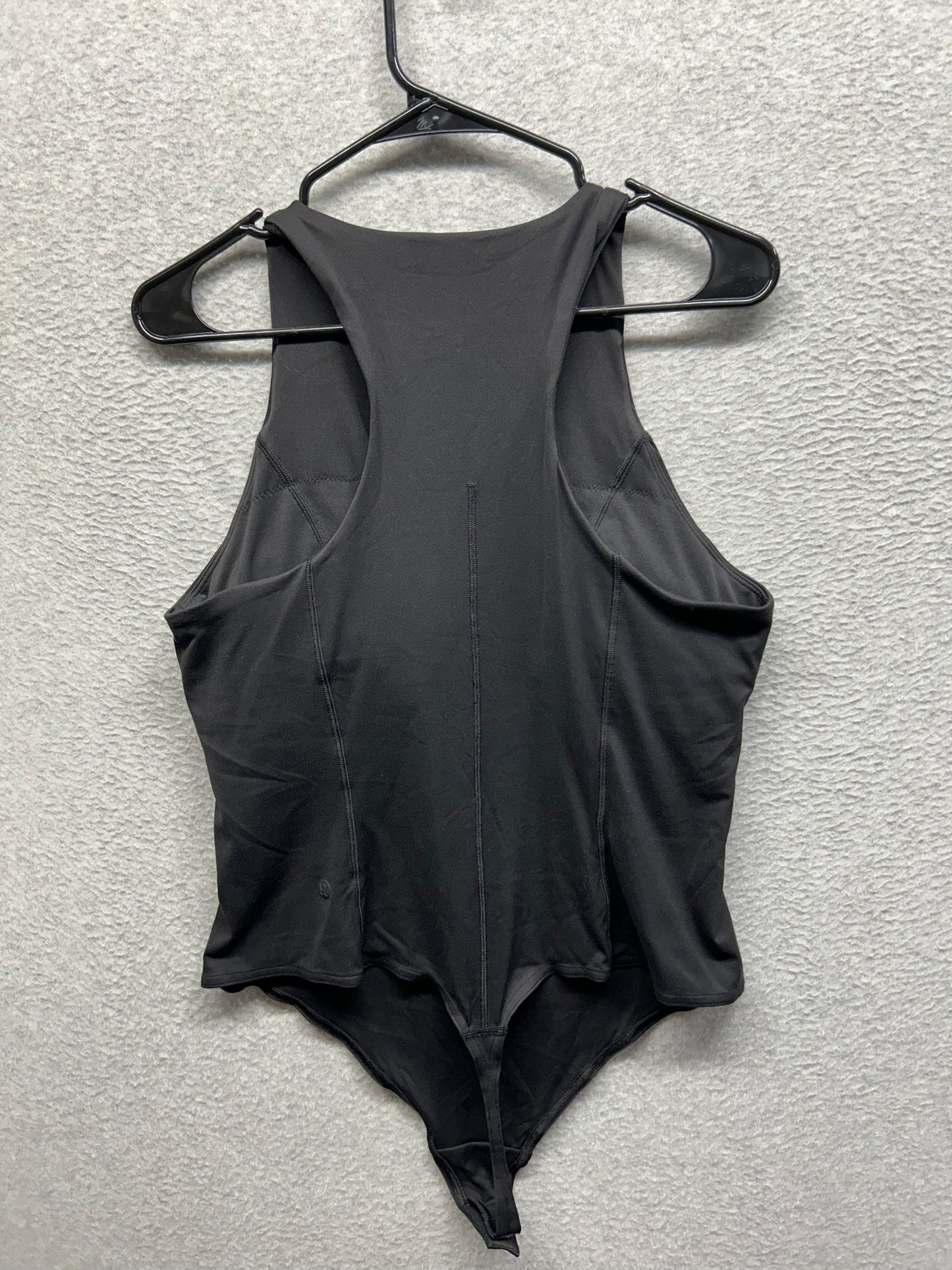 Lululemon High-Neck Tight-Fit Shelf Bodysuit Size 14 Black