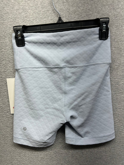 Lululemon 3D Jacquard Diamond Train High-Rise Short 6" Size 6 Trace Texture Starch Blue
