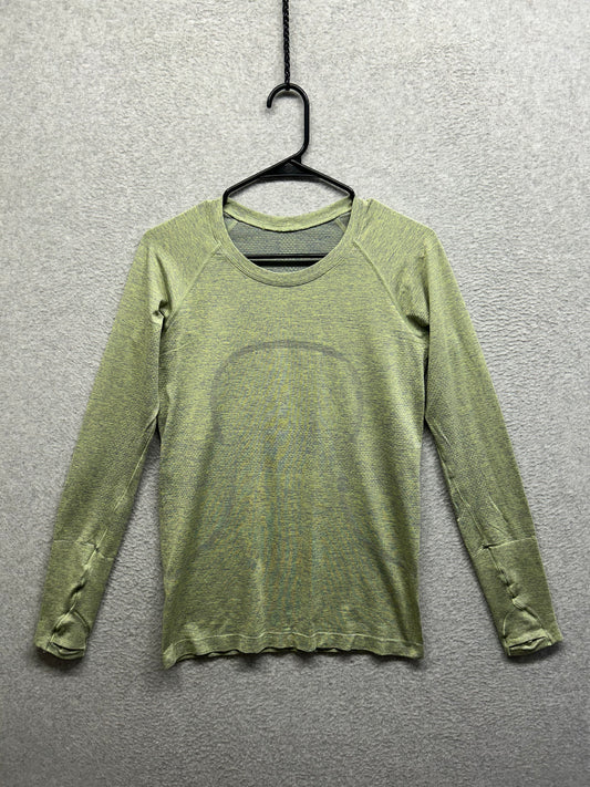 Lululemon Swiftly Tech Long Sleeve 2.0 Size 8 Asphalt Grey