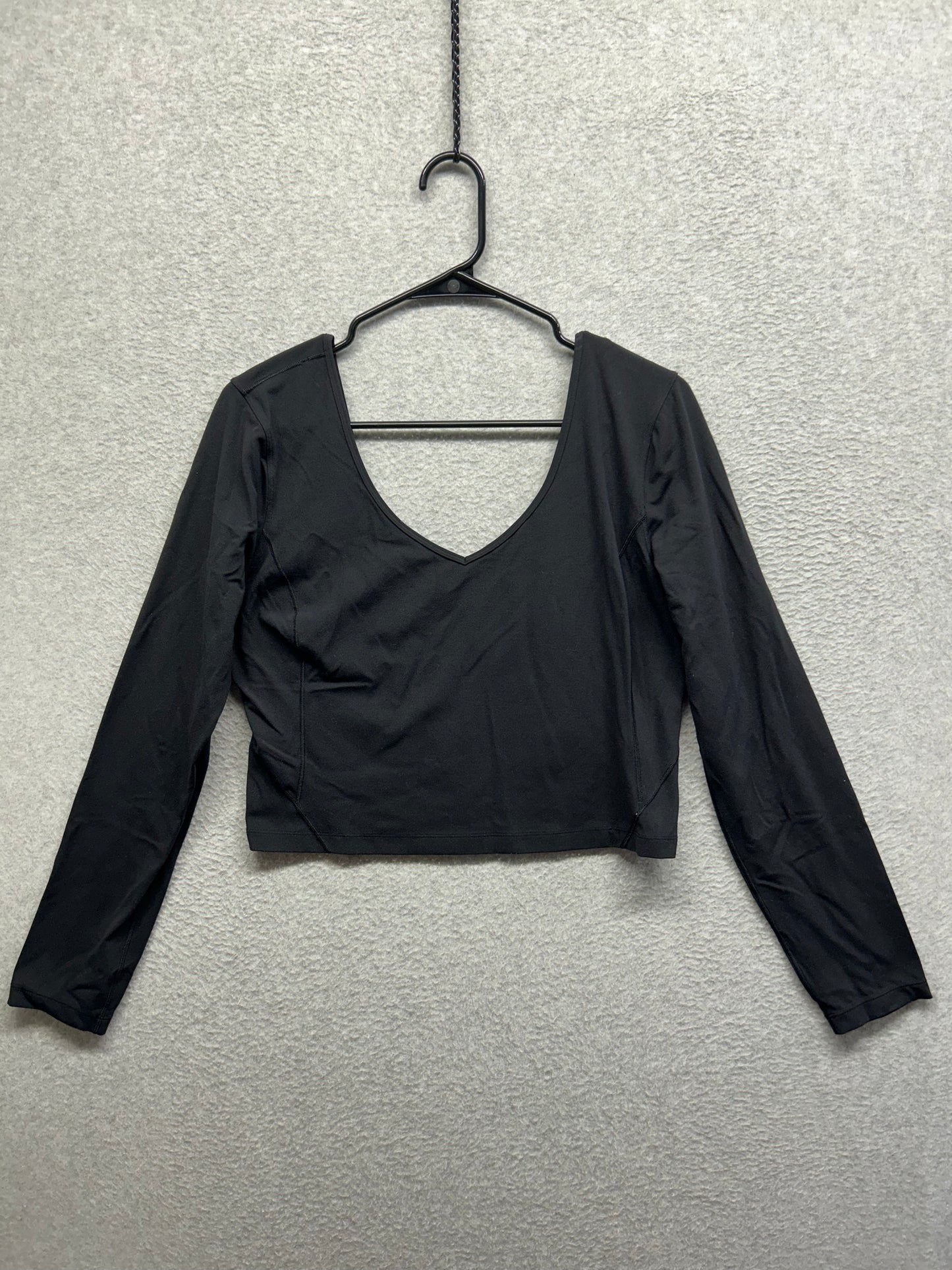 Lululemon Align Long Sleeve Shirt Size 8/10 Black