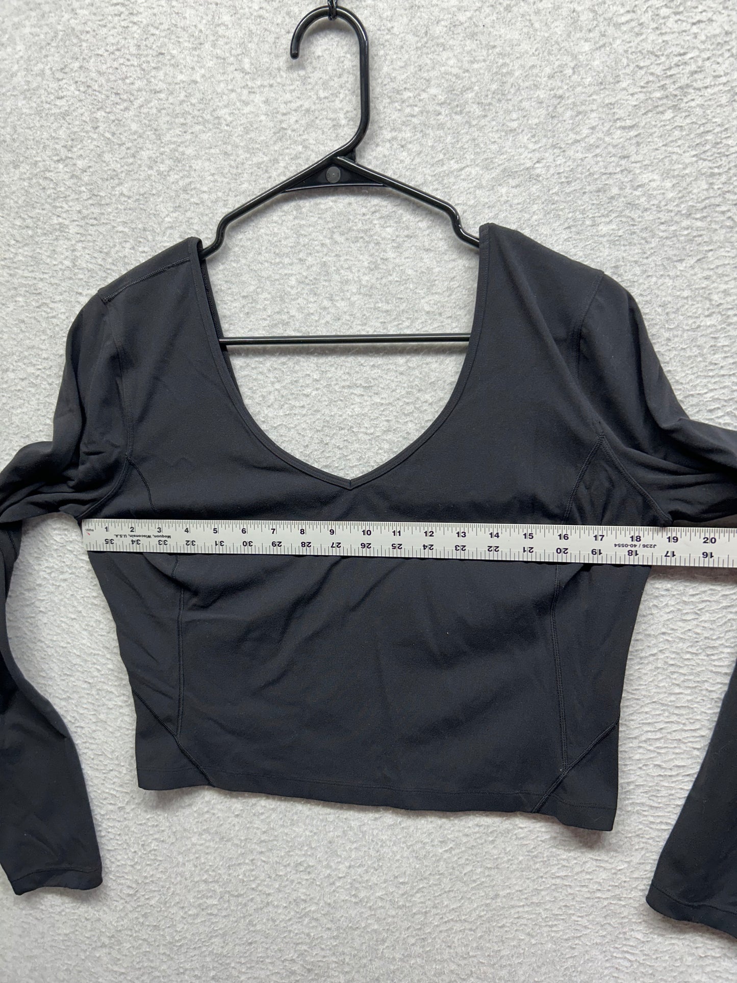 Lululemon Align Long Sleeve Shirt Size 8/10 Black