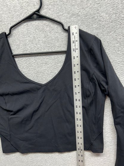 Lululemon Align Long Sleeve Shirt Size 8/10 Black