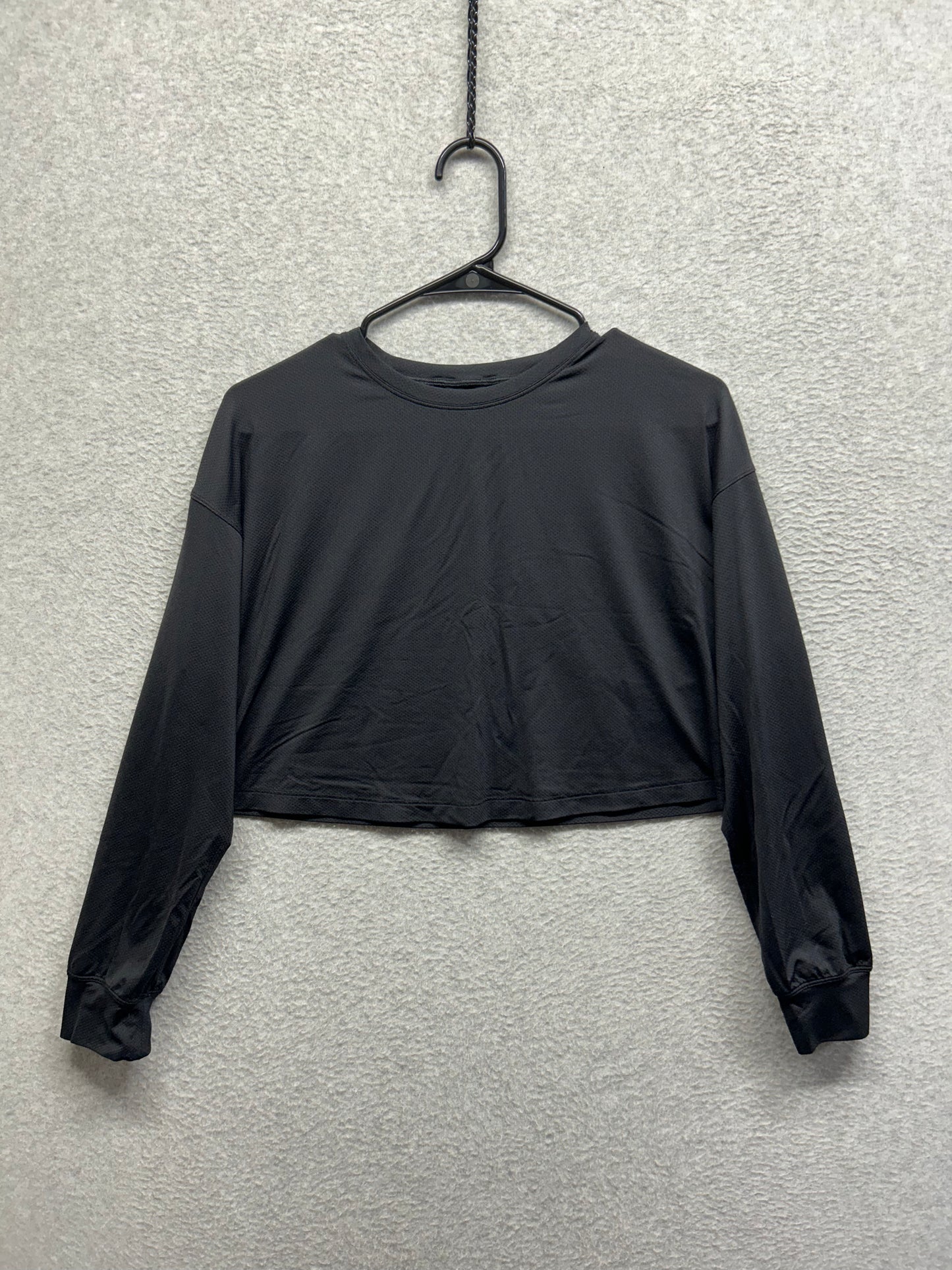 Lululemon Abrasion-Resistant Training Long Sleeve Shirt Size 12/14 Black