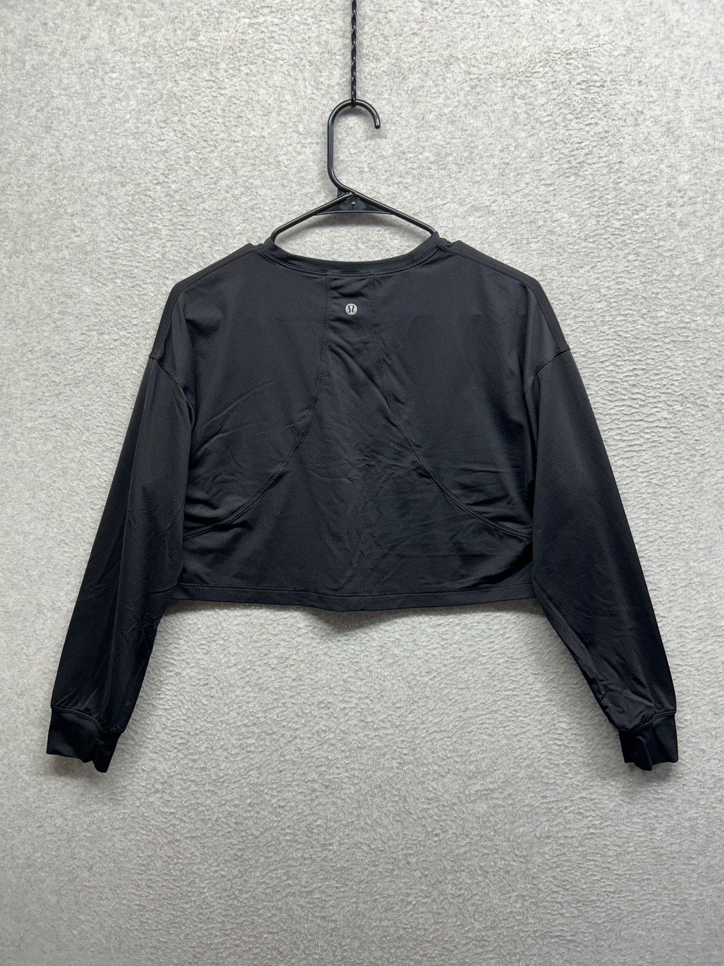 Lululemon Abrasion-Resistant Training Long Sleeve Shirt Size 12/14 Black