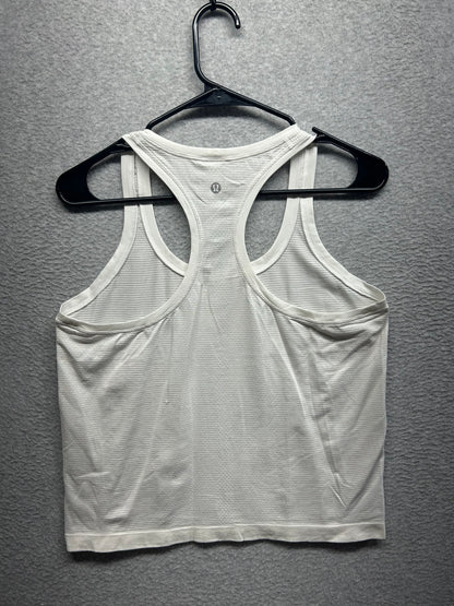 Lululemon Swiftly Tech Racerback Tank Top 2.0 Race Length Size 10 White