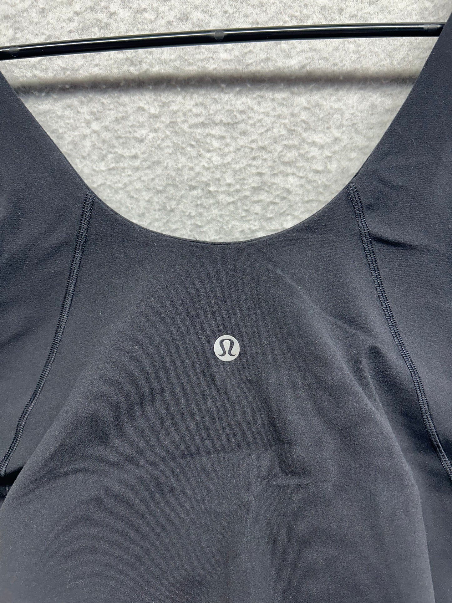 FLAWED Lululemon Align Tank Top Size 10 Black (Square Dot)