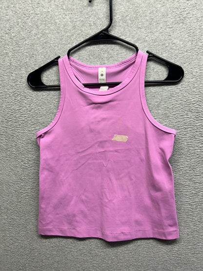 FLAWED Lululemon Align Waist-Length Racerback Tank Top Size 10 Dahlia Mauve