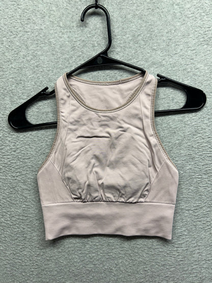 Lululemon Ebb to Train Bra Size 4 Porcelain Pink