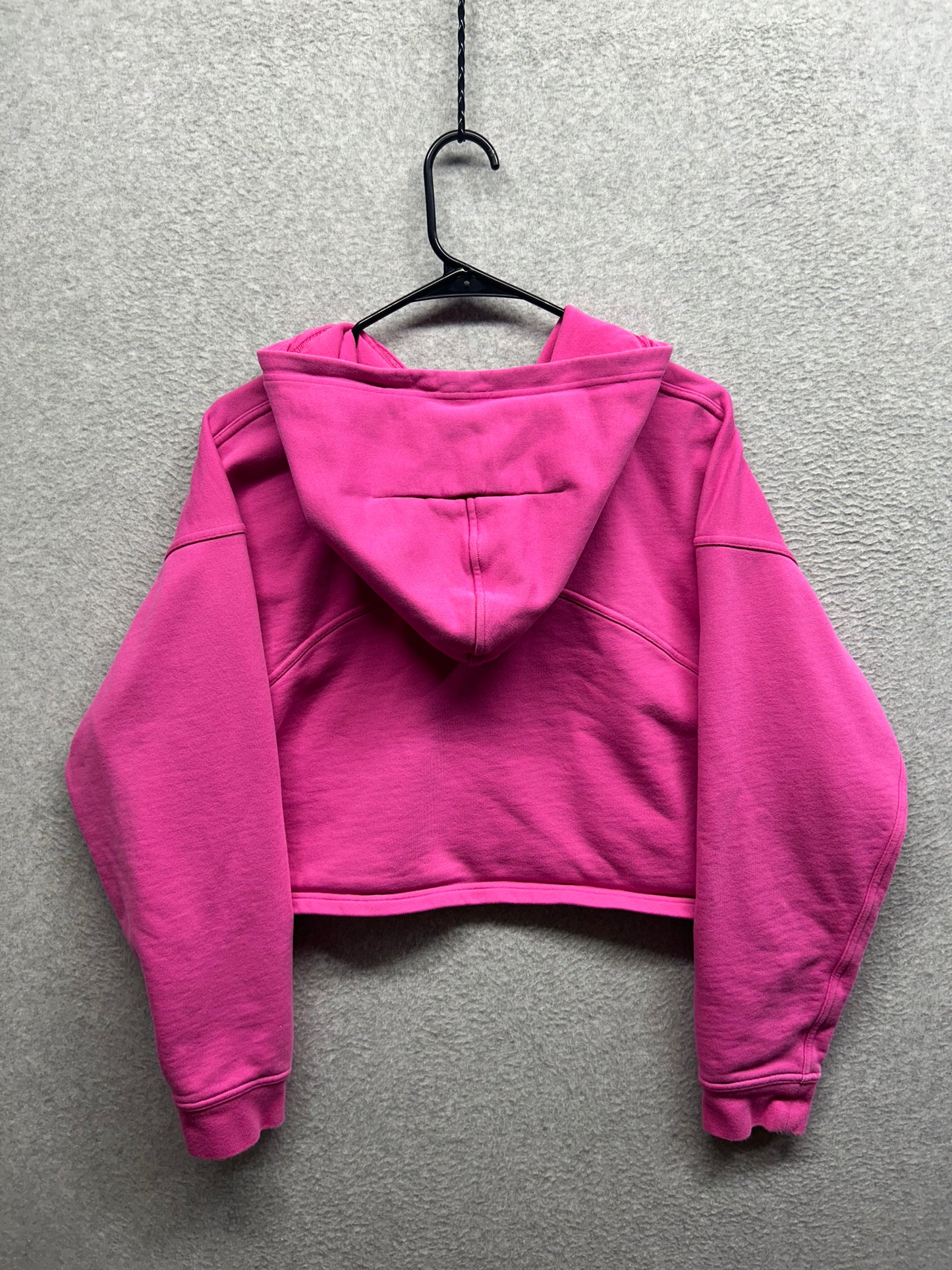 FLAWED Lululemon All Yours Cropped Hoodie Size 20 Sonic Pink