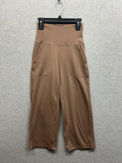 Lululemon Align Wide Leg Super-High-Rise Crop 23" Size 2 Cacao