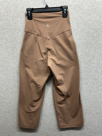 Lululemon Align Wide Leg Super-High-Rise Crop 23" Size 2 Cacao