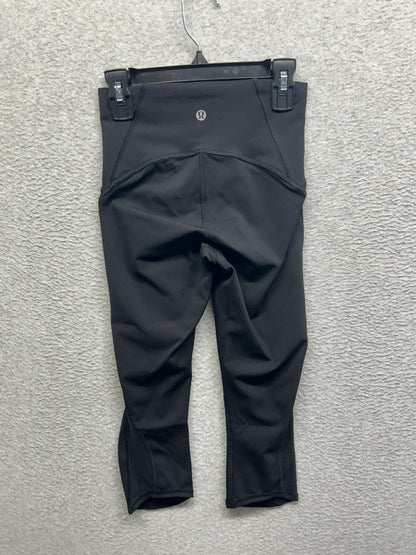 Lululemon Train Times Crop 17" Size 2 Black