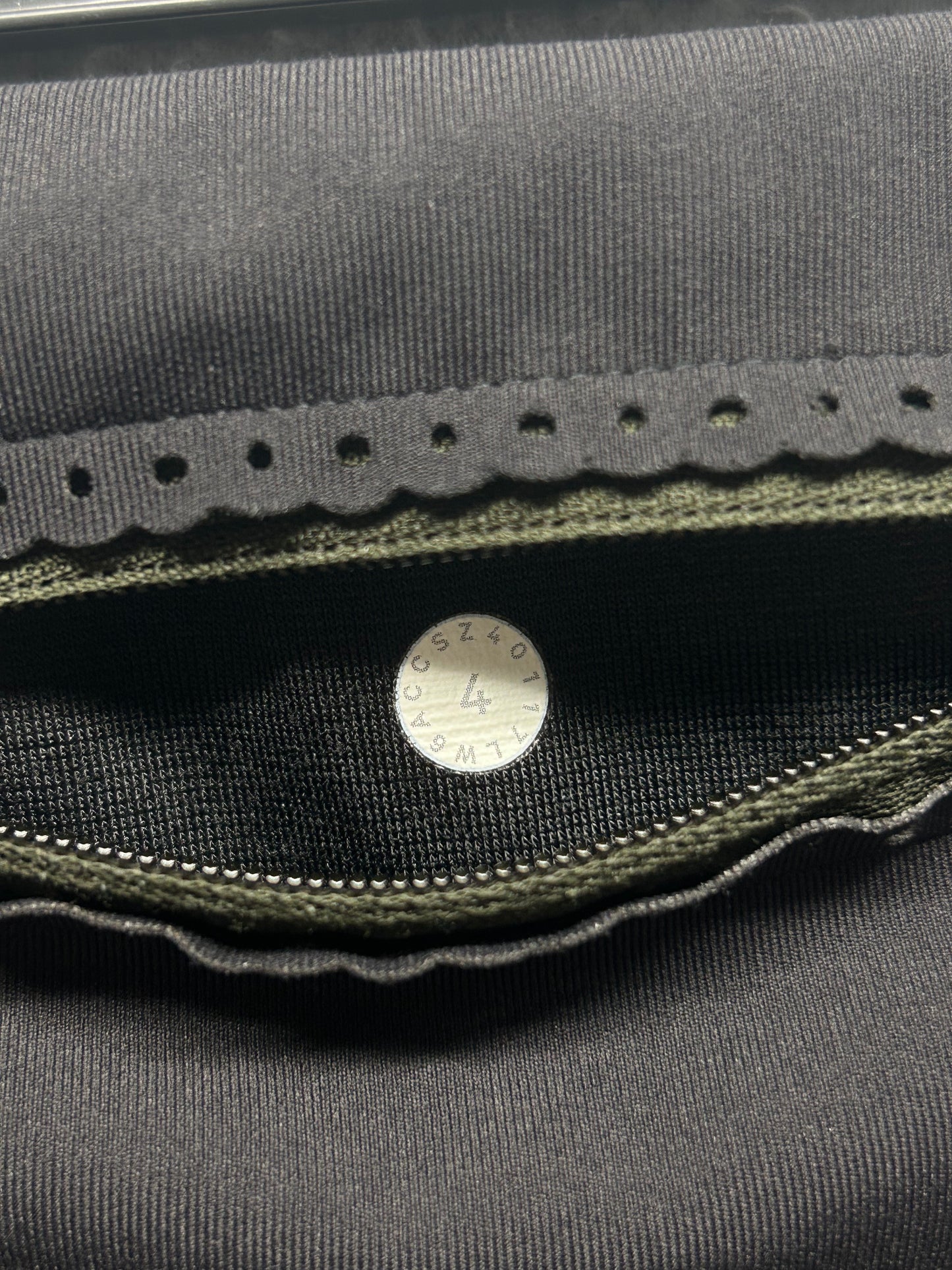 Lululemon Smooth Stride Crop Size 4 Dark Olive