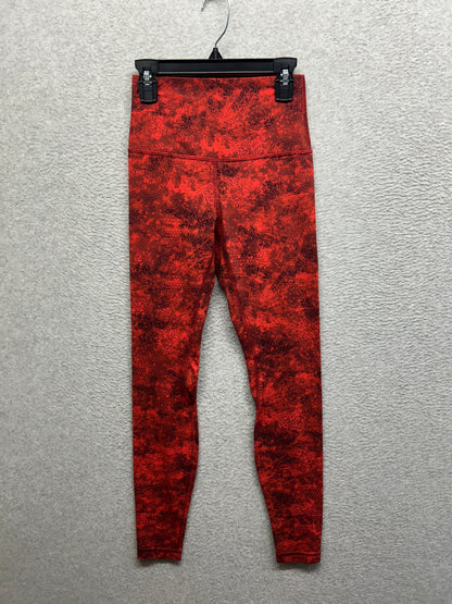 Lululemon Align Pant 28" Size 4 Intricate Oasis Love Red Multi