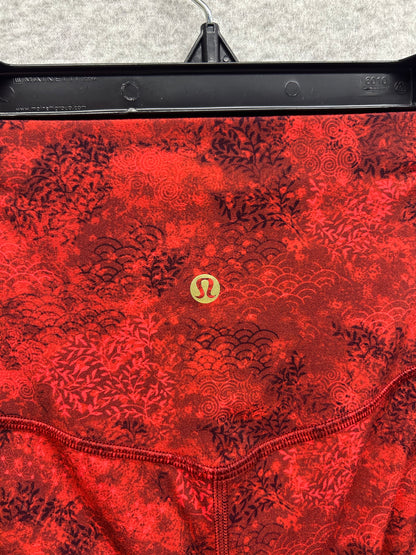 Lululemon Align Pant 28" Size 4 Intricate Oasis Love Red Multi