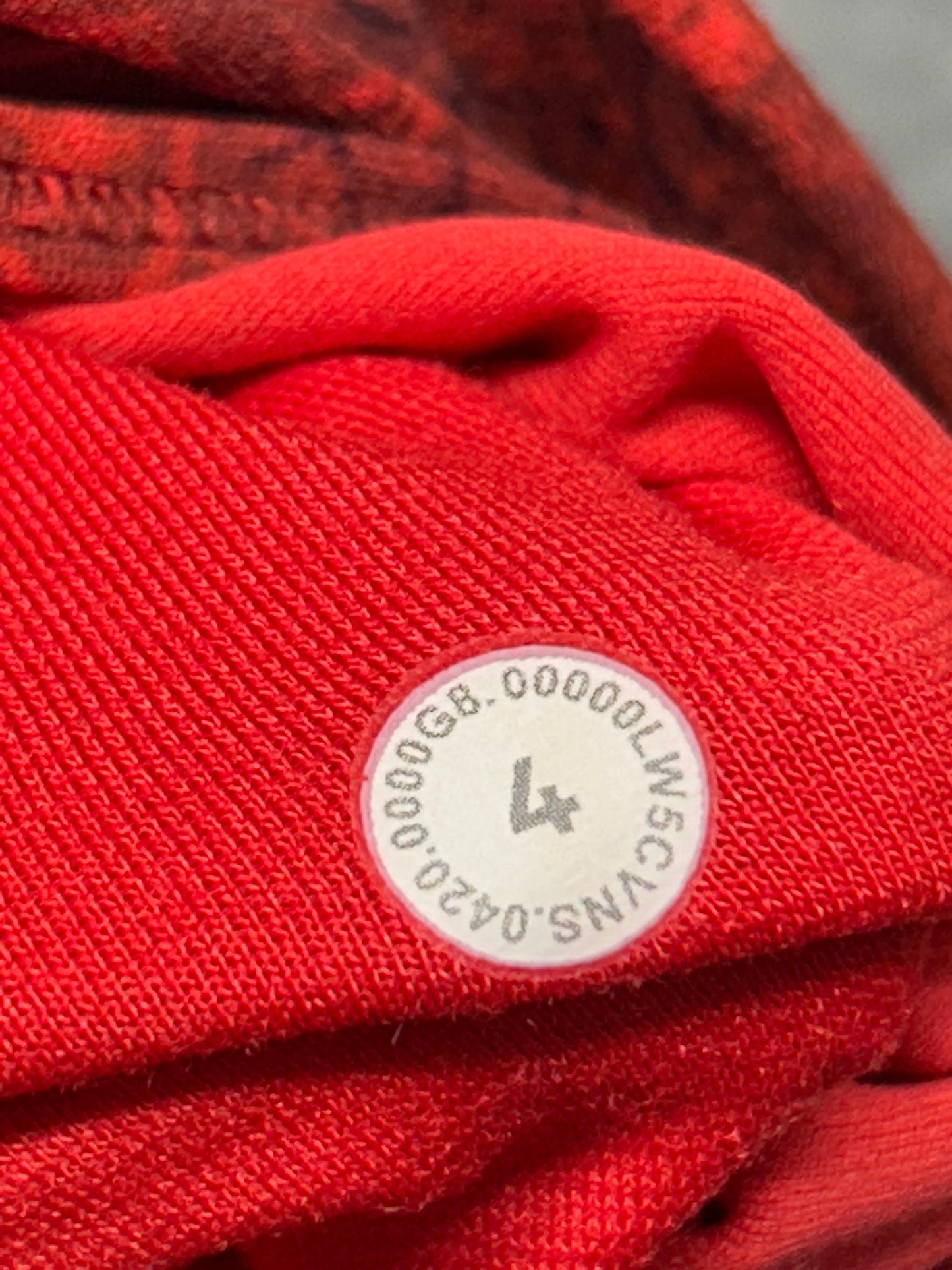 Lululemon Align Pant 28" Size 4 Intricate Oasis Love Red Multi