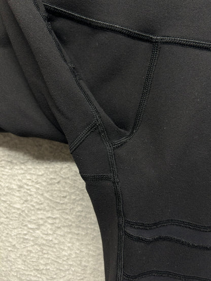 Lululemon Wunder Under Pant Tech Mesh 28" Size 4 Black