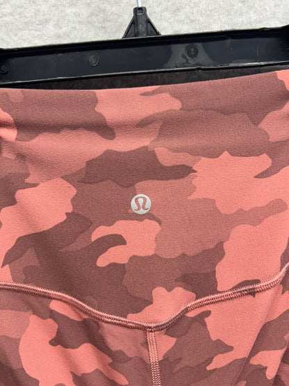 Lululemon Align High-Rise Pant 25" Size 4 Heritage 365 Camo Brier Rose Multi