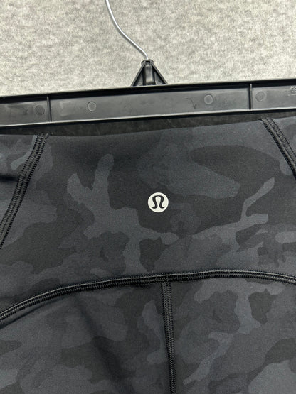 Lululemon Train Times 25" Size 6 Black Camo