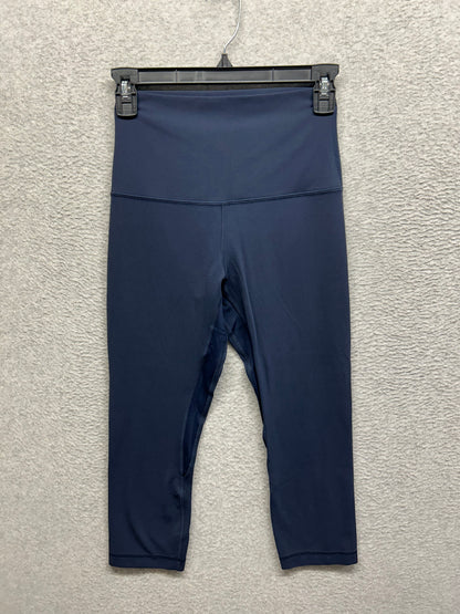 Lululemon Align Super-High-Rise Crop 21" Size 6 True Navy