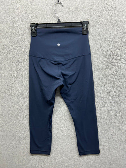 Lululemon Align Super-High-Rise Crop 21" Size 6 True Navy