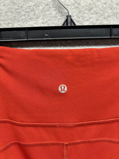 Lululemon Groove Super-High-Rise Flared Pant Nulu Size 6 Cayenne