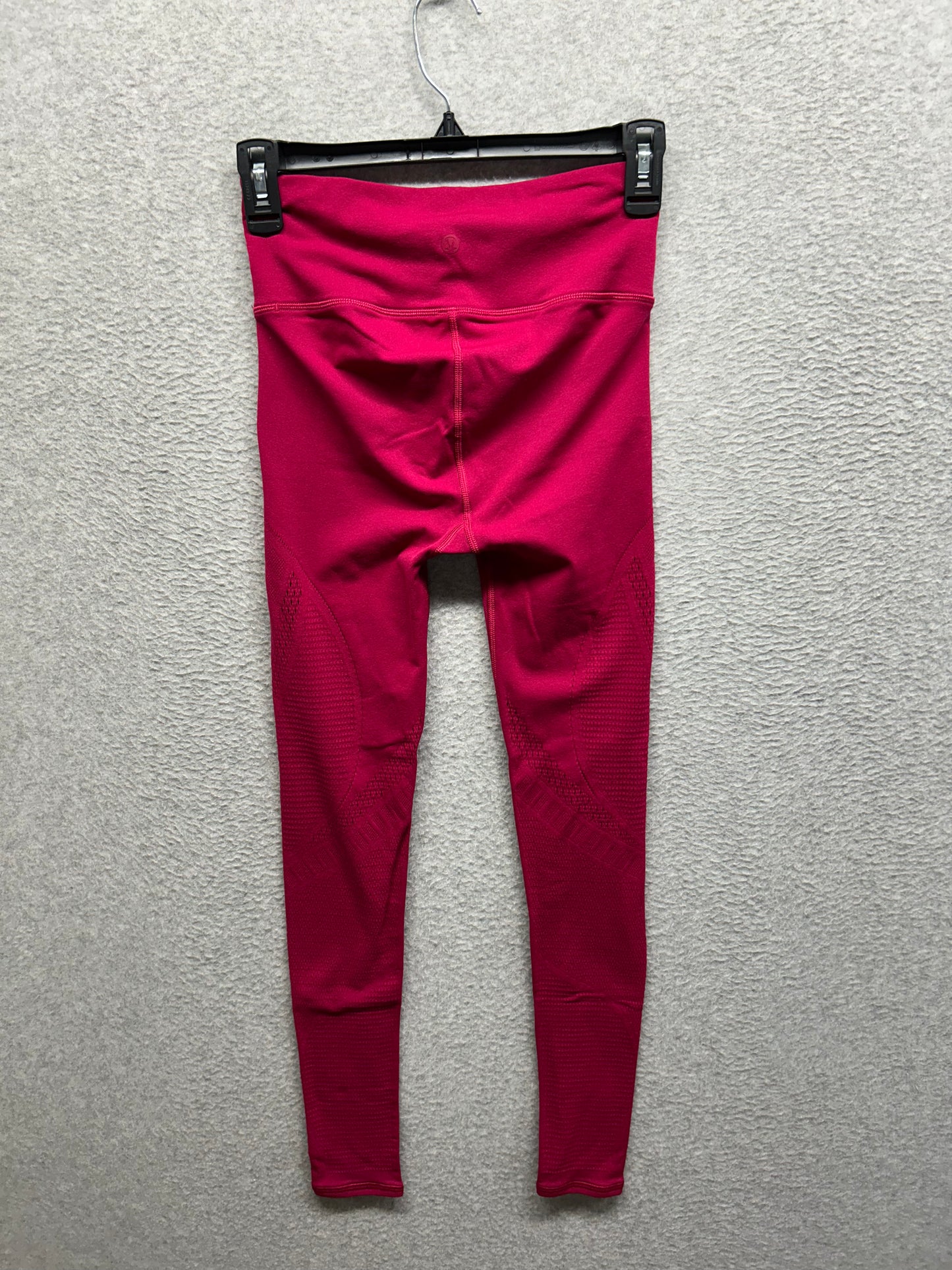 Lululemon Reveal Tight Interconnect 25" Size 6 Ruby Red