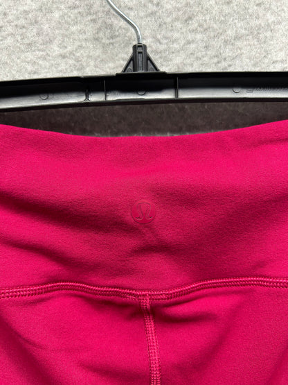 Lululemon Reveal Tight Interconnect 25" Size 6 Ruby Red