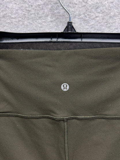 Lululemon Wunder Under Hi-Rise Luon Size 6 Dark Olive