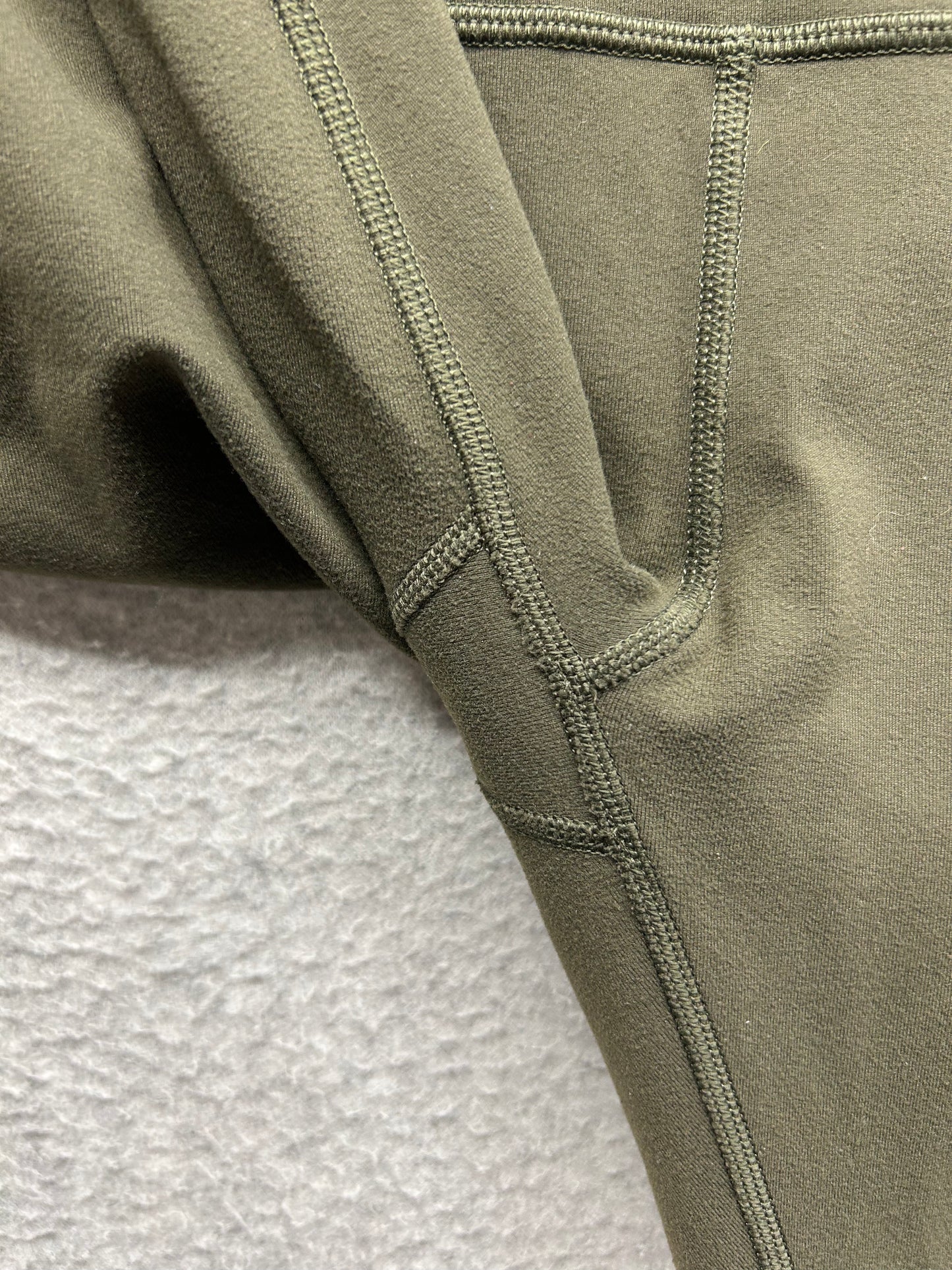 Lululemon Wunder Under Hi-Rise Luon Size 6 Dark Olive