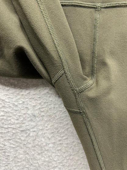 Lululemon Wunder Under Hi-Rise Luon Size 6 Dark Olive