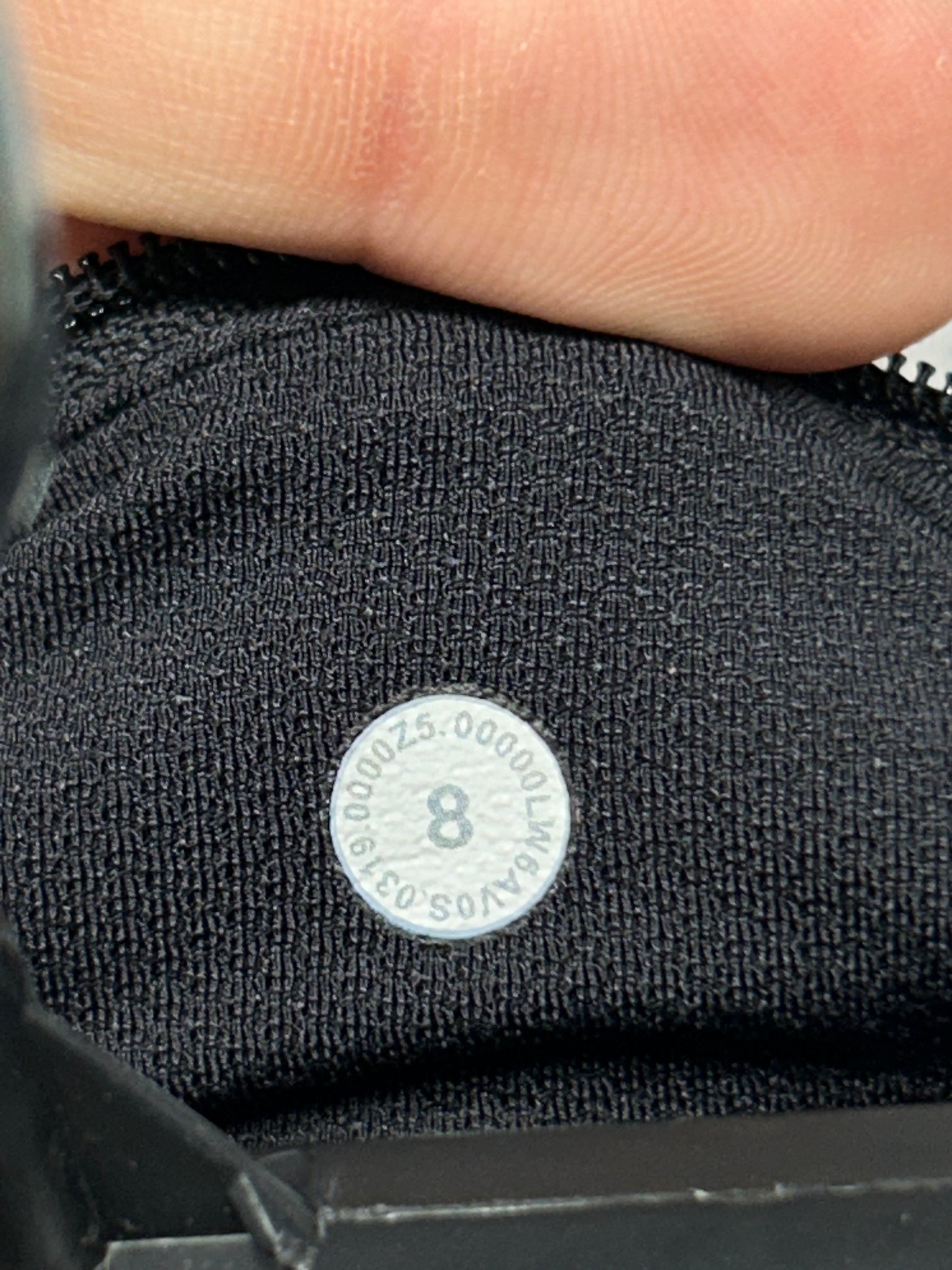 Lululemon Pace Rival Crop 22" Size 8 Black