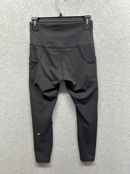 Lululemon Wunder Train High-Rise Tight with Pockets 25" Size 8 (Square) Black