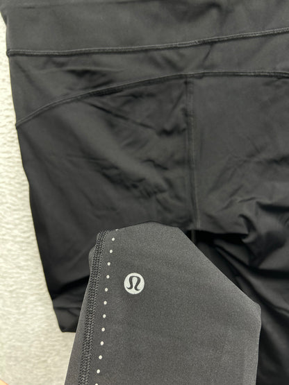 Lululemon Fast and Free High Rise Crop 21" Elite Size 8 Black