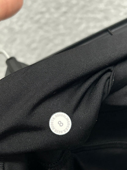 Lululemon Fast and Free High Rise Crop 21" Elite Size 8 Black
