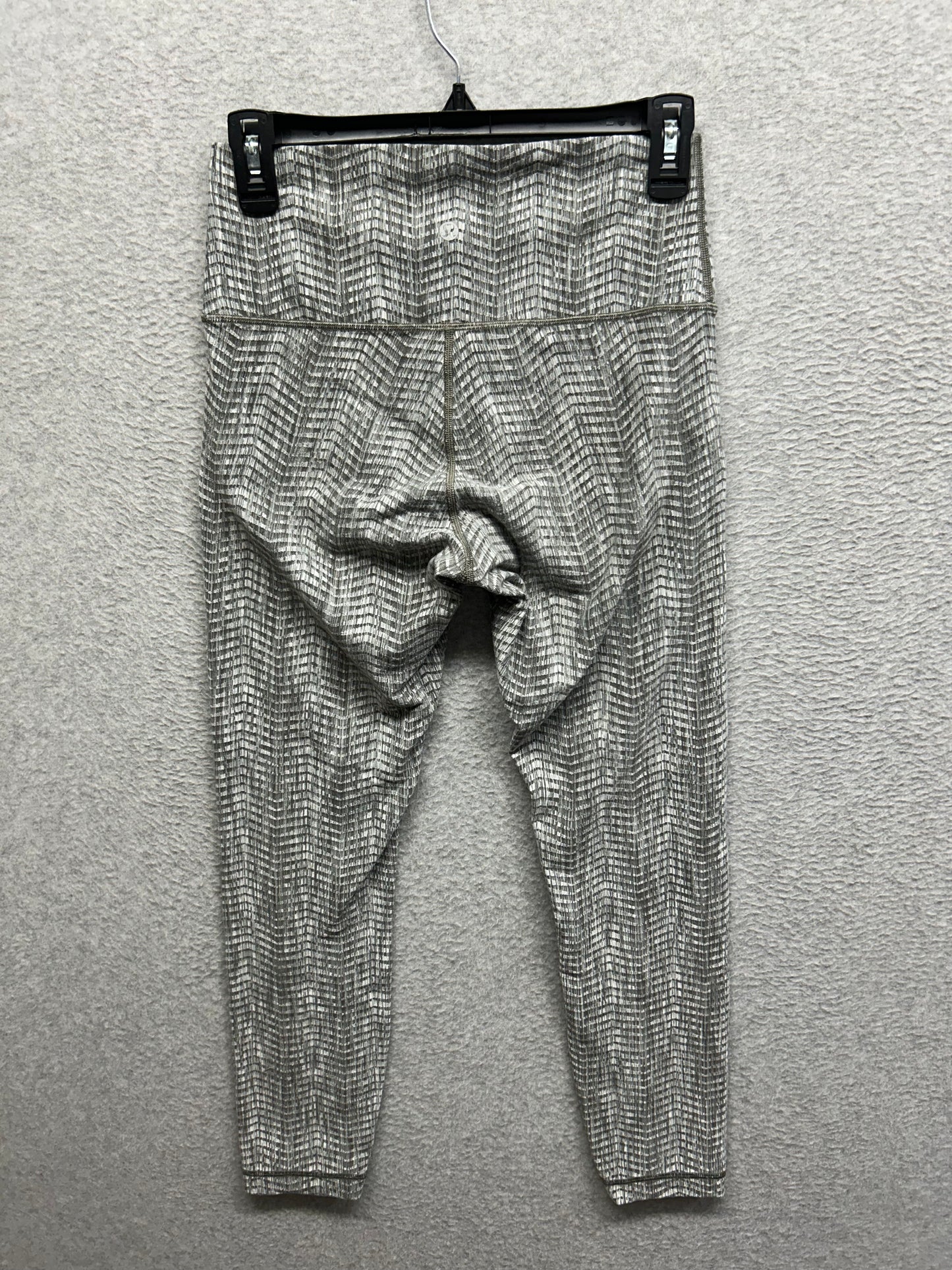 Lululemon Wunder Under High-Rise Luxtreme 25" Size 8 Arrow Jacquard Dark Olive Grey Sage