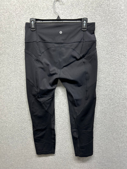 Lululemon All The Right Places Crop II 23" Size 10 Black